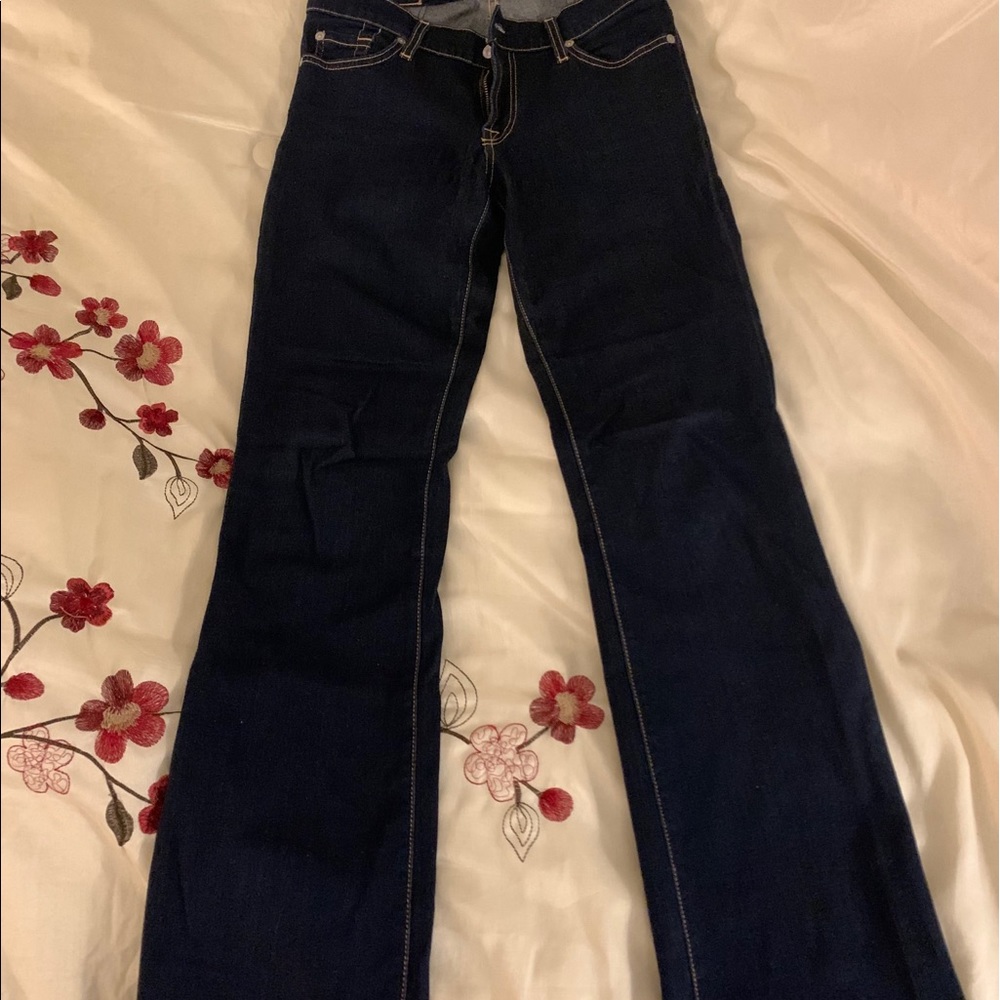 7 For All Mankind Skinny Bootleg Jeans, Size 28